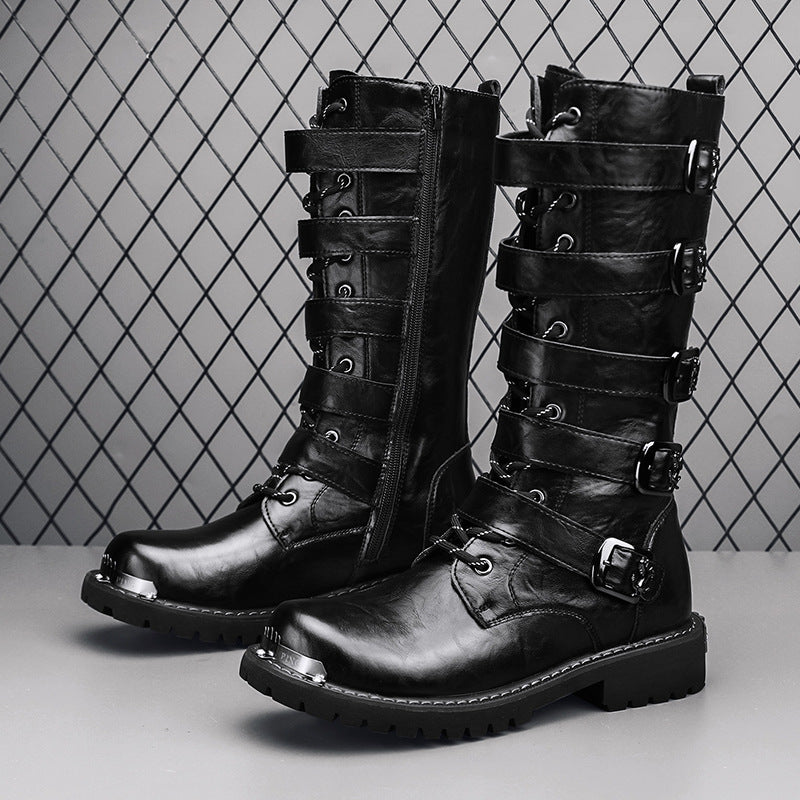 Men's Four National Fashion Tough Man Martin Plus Size Palace Style Men's Shoes