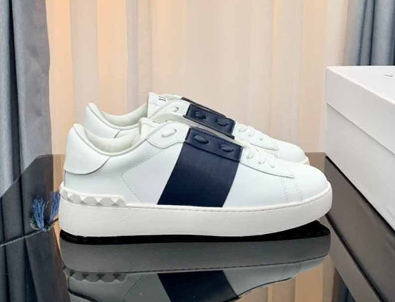 Men's Rivet White Genuine Fashion Trendy Couple Men's Sports Shoes