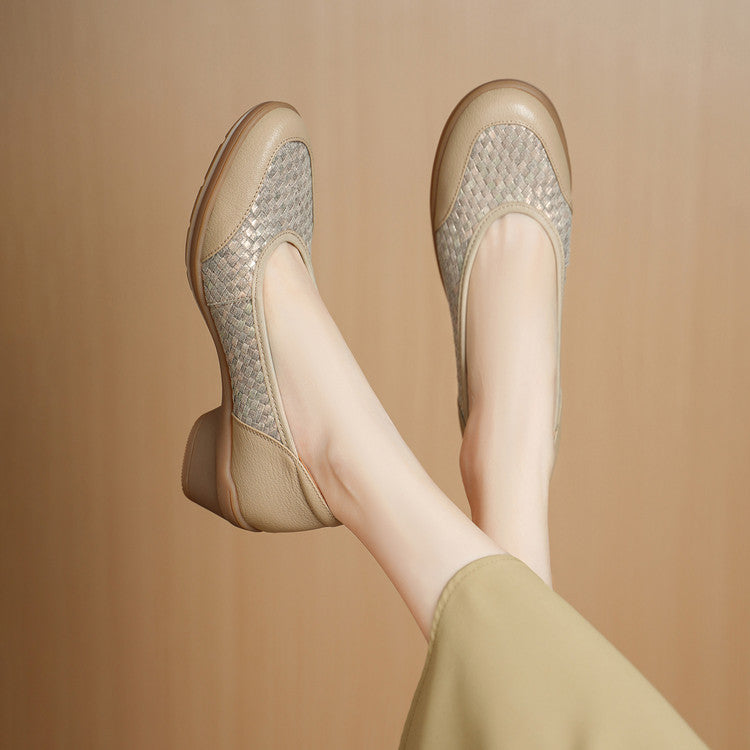 Women's Thick Bottom Chunky Soft Not Tired Women's Fashion Shoes