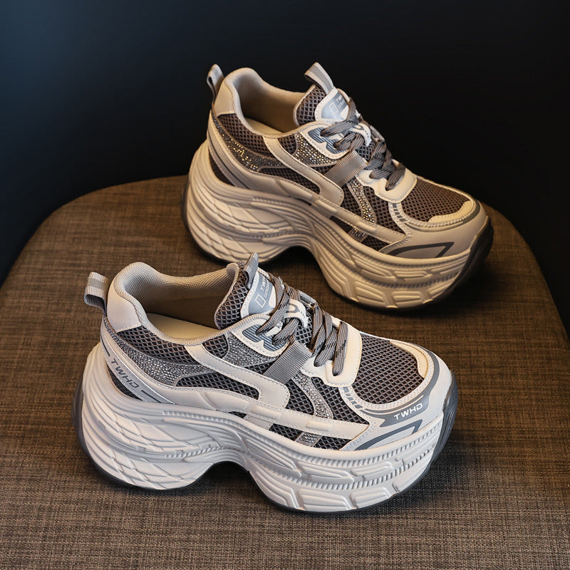 Women's Autumn Platform With Thick Sole Increased Casual Shoes