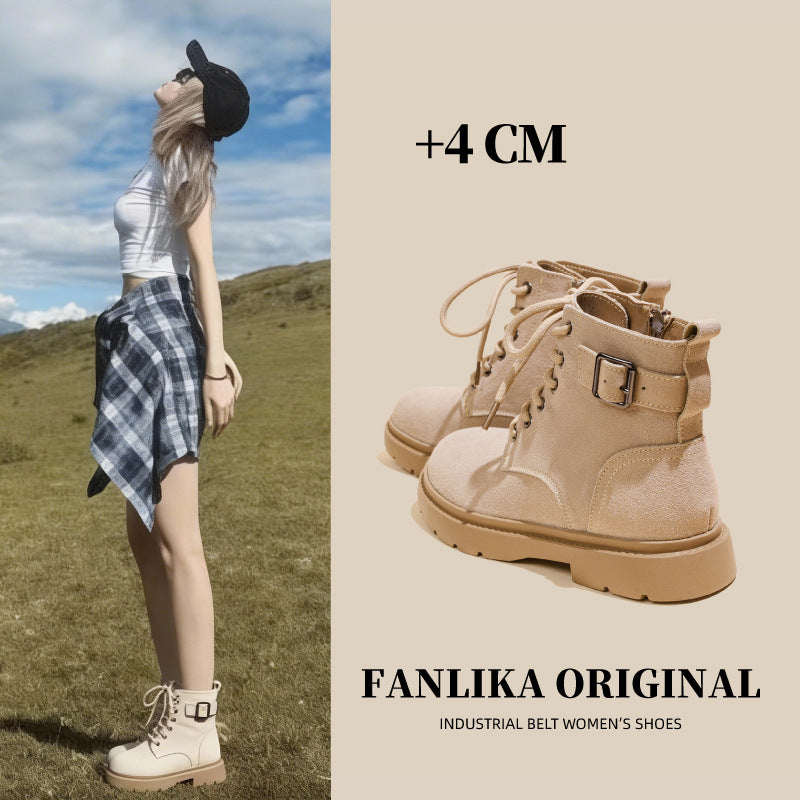Women's Martin Summer Genuine Retro Tooling Western Cowboy Thick Bottom Inner Women's Leather Boots