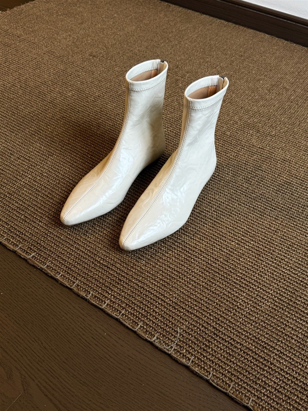 Women's Version French Style Temperament Korean Wedge Women's Leather Boots