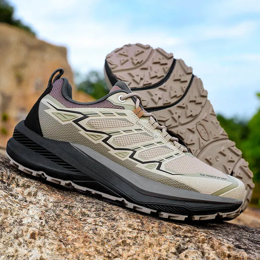Men's Green Outdoor Hiking Large Size Running Live Men's Sports Shoes