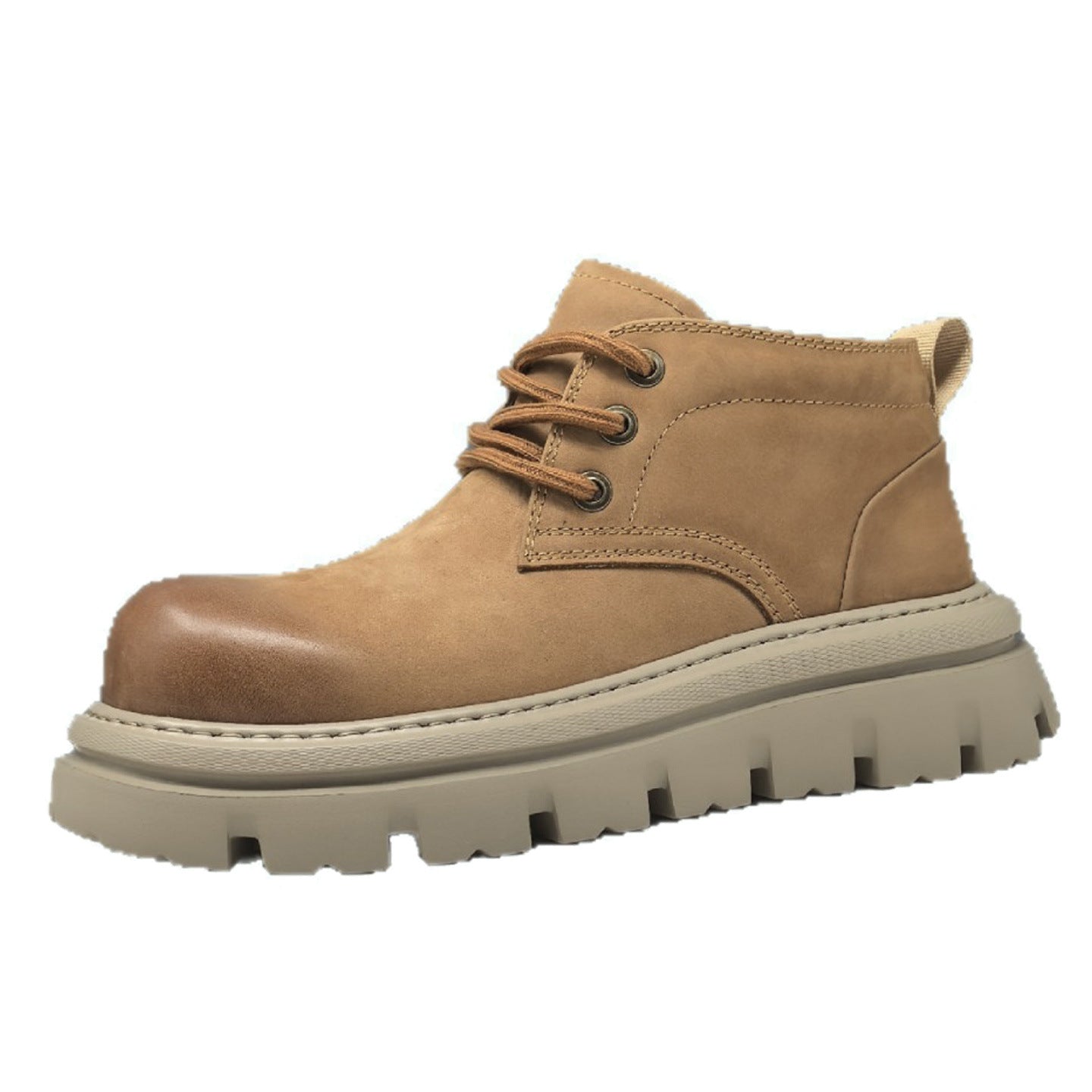 Men's Top Layer Cowhide Outdoor Low-cut Martin Men's Leather Boots