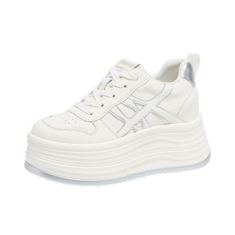 Women's Autumn Korean Style Height Increasing Insole Muffin Lightweight Women's Sports Shoes