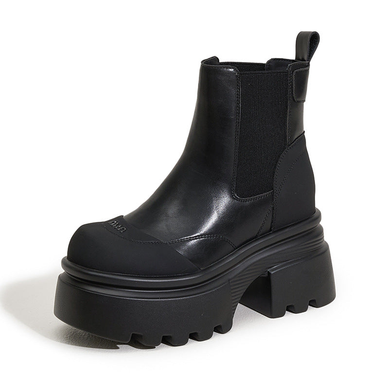 Women's Pipe Height Increasing Insole Thick Bottom Men's Shoes