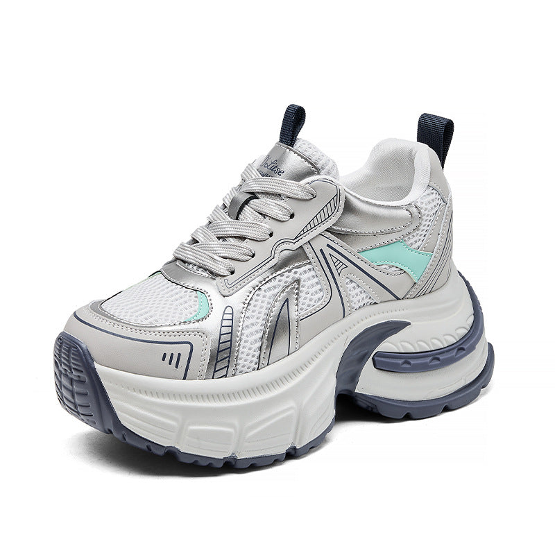Women's Dad Spring Breathable Increased Muffin Feet Small Sneakers