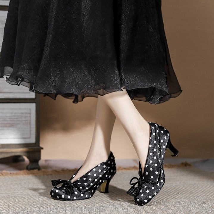 Temperament Not Tired Feet Spring Thick Retro Women's Fashion Shoes