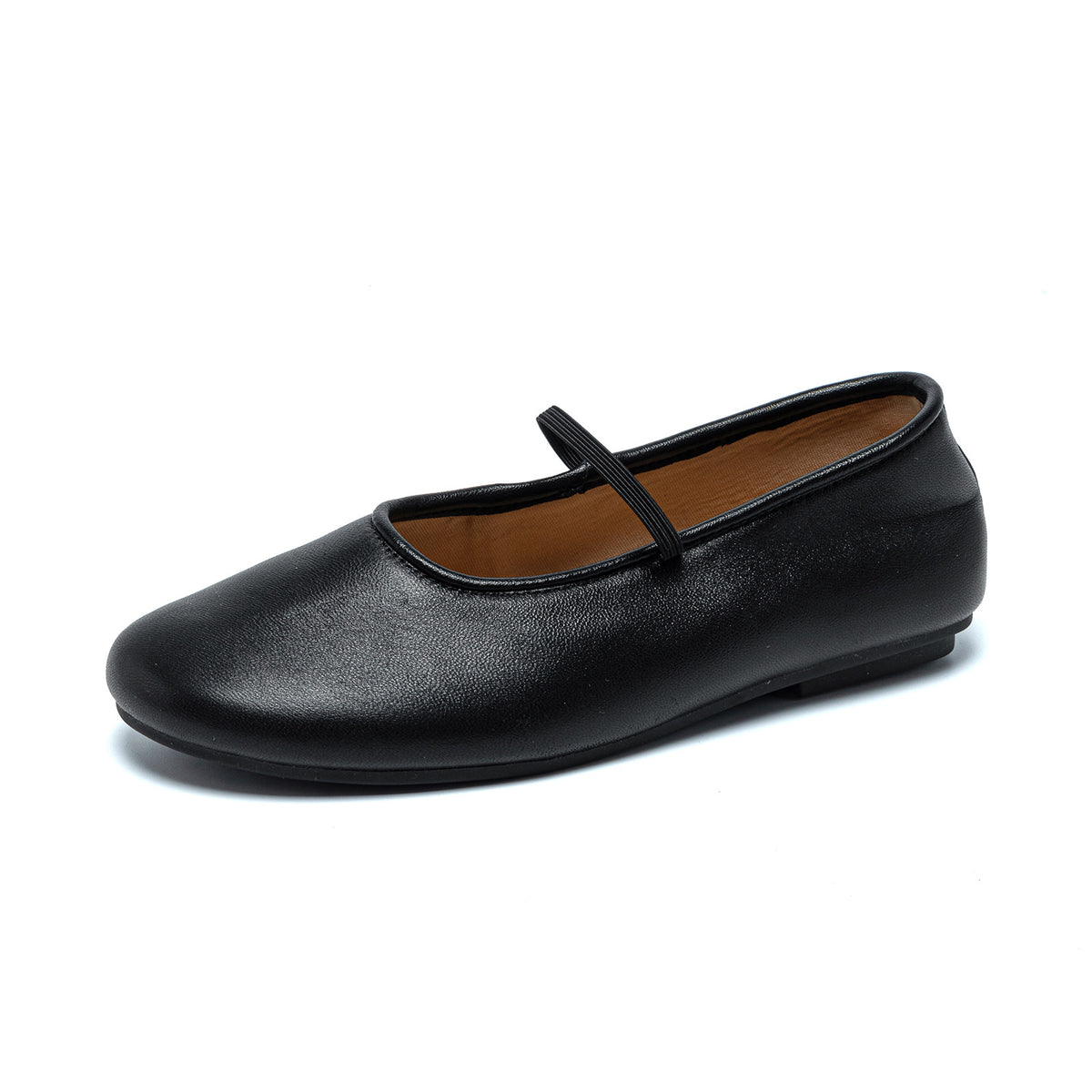 Women's Small Single-layer Summer Strap Square Toe Low-cut Sheepskin Spring Flat Women's Fashion Shoes