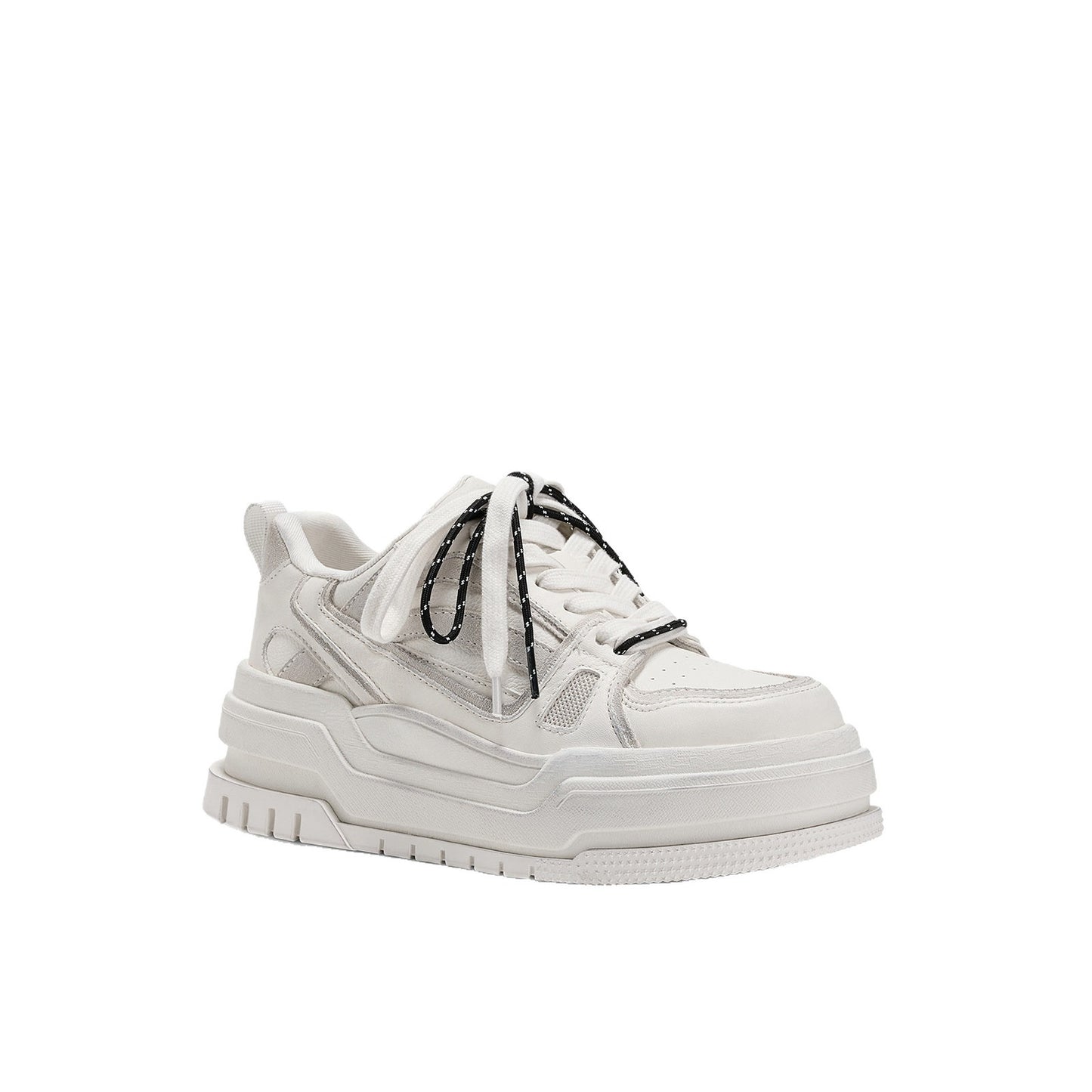Women's Of Order World Spring Small Thick-soled Genuine Personality Contrast Sneakers