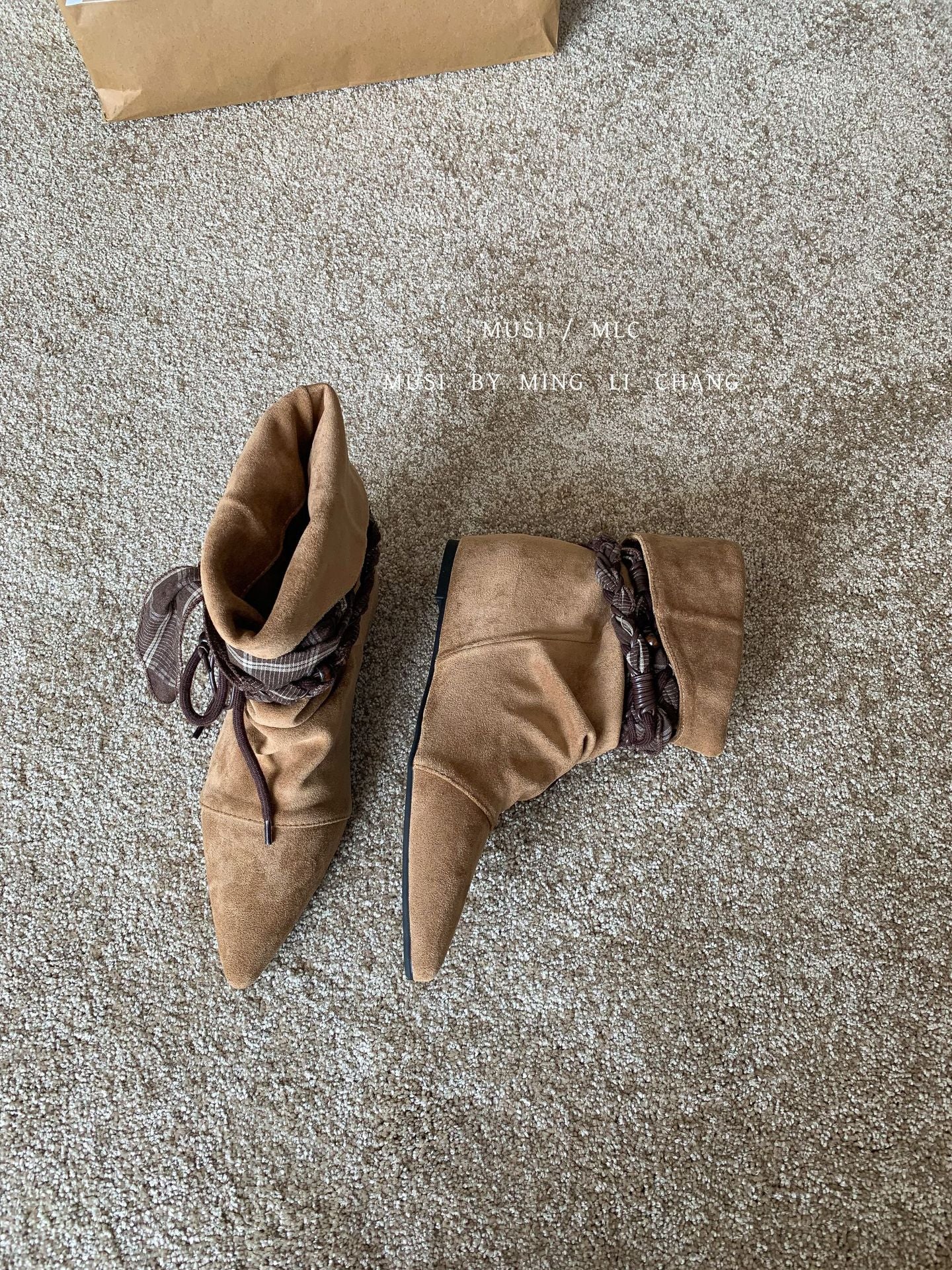 Women's Minority Pointed Toe Height Increasing Insole Western Cowboy Boots