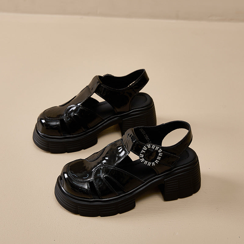 Sole Increased Western Style Roman Spring Women's Fashion Shoes