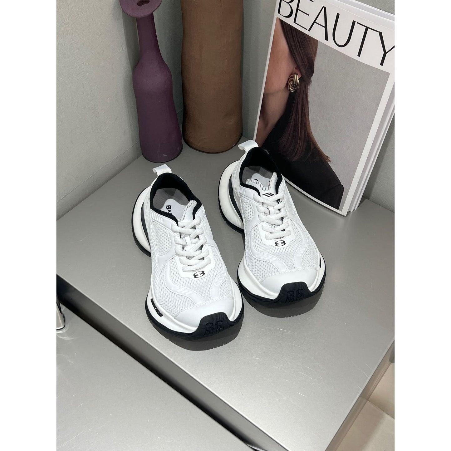 Women's Fried Street Style Dad Spring Genuine Sports Casual Shoes