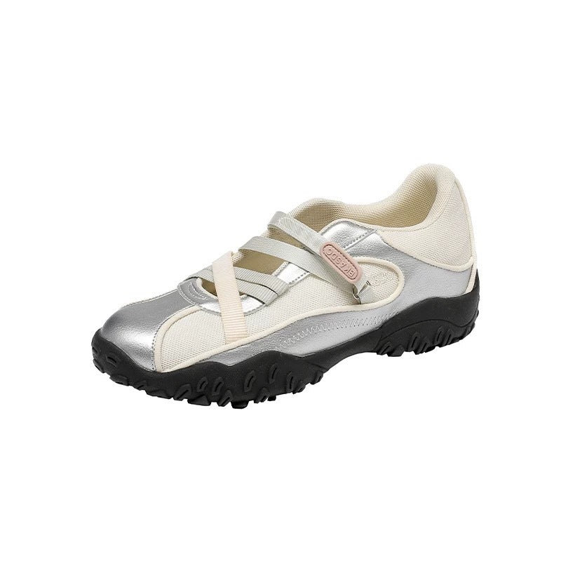 Women's Style Ballet Velcro Mary Jane Summer Breathable Platform Women's Sports Shoes