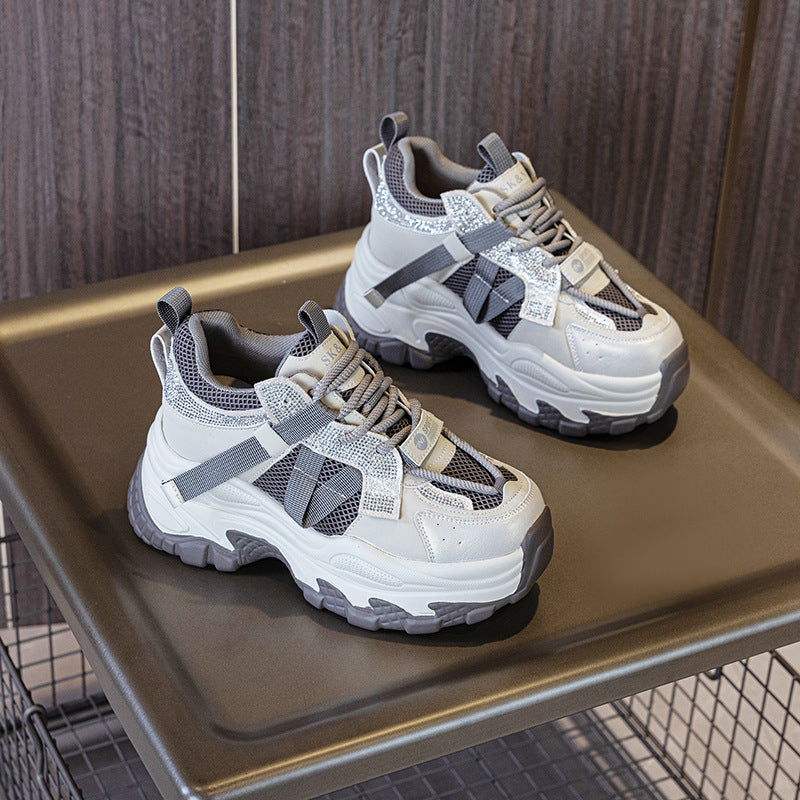 Women's Heightened Daddy Platform Small Versatile Fashion Sports Casual Shoes