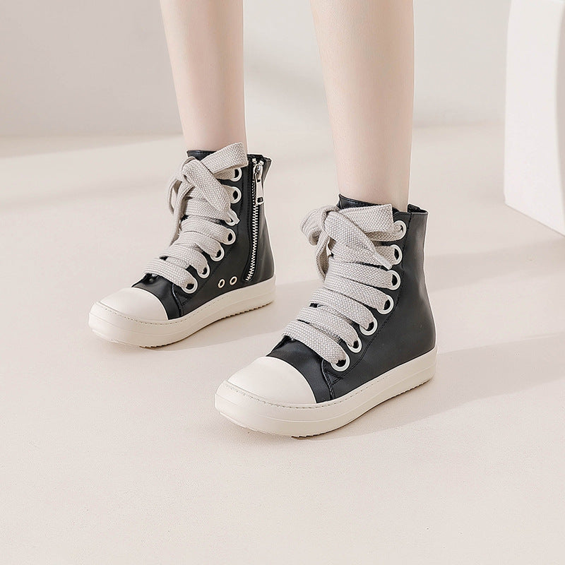 Fashion Street Small Preppy Style Big Boots