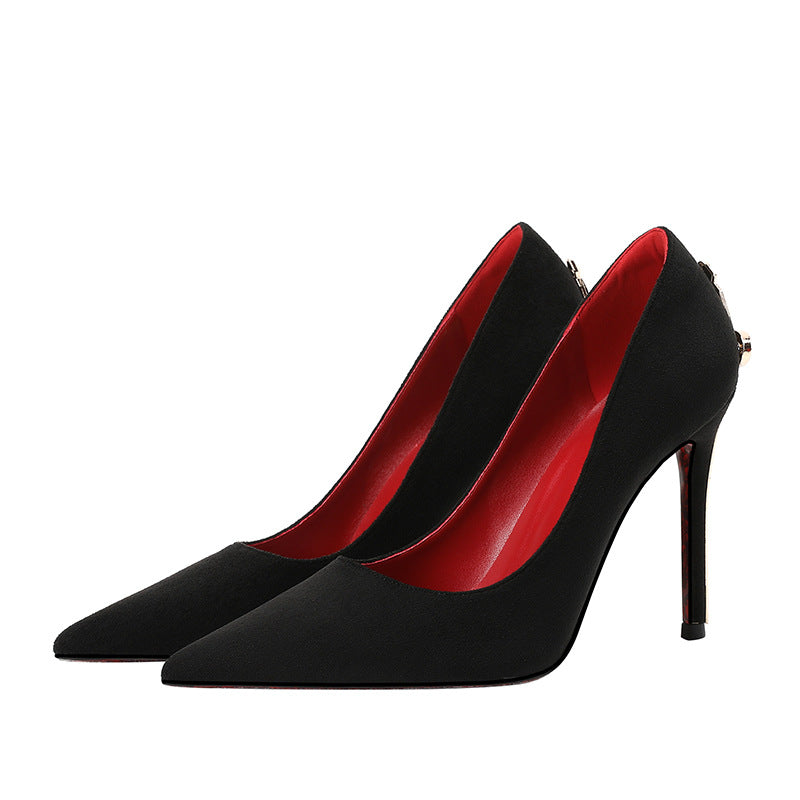 Women's High Super Dagger Trend Stiletto Red Women's Fashion Shoes