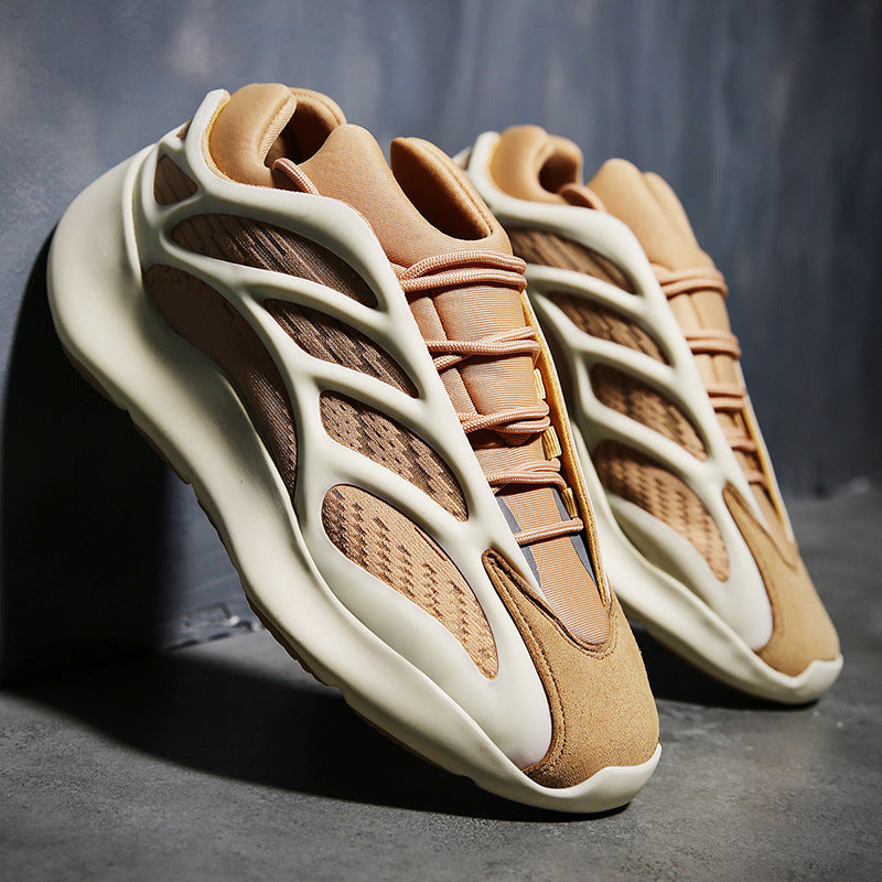 Men's Coconut Retro Daddy Breathable Shock Absorption Trendy Men's Sports Shoes