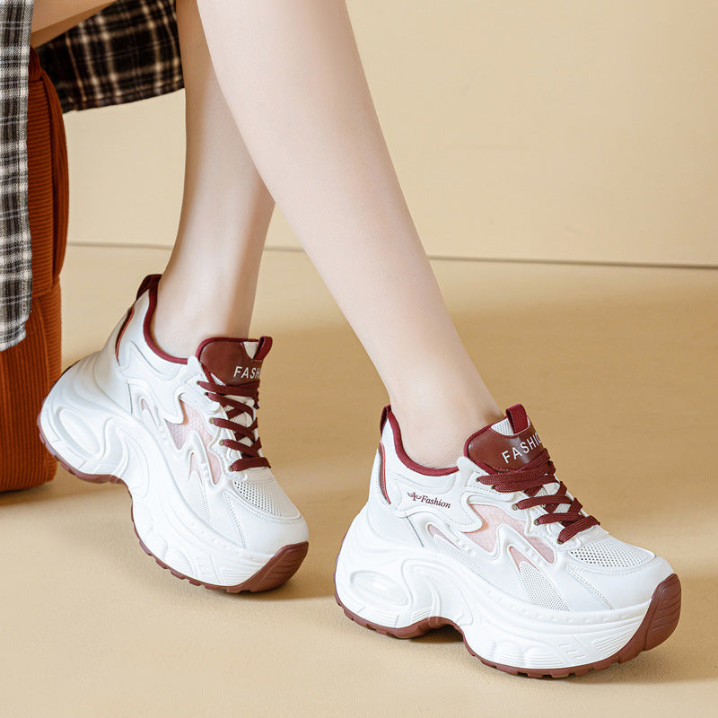 Dad Small Wedge Height Increasing Insole Women's Sports Shoes