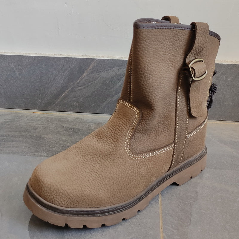 Women's & Men's Offer Booties Worker Genuine Rider Fashion Breathable Retro Mongolia Men's Martin Boots