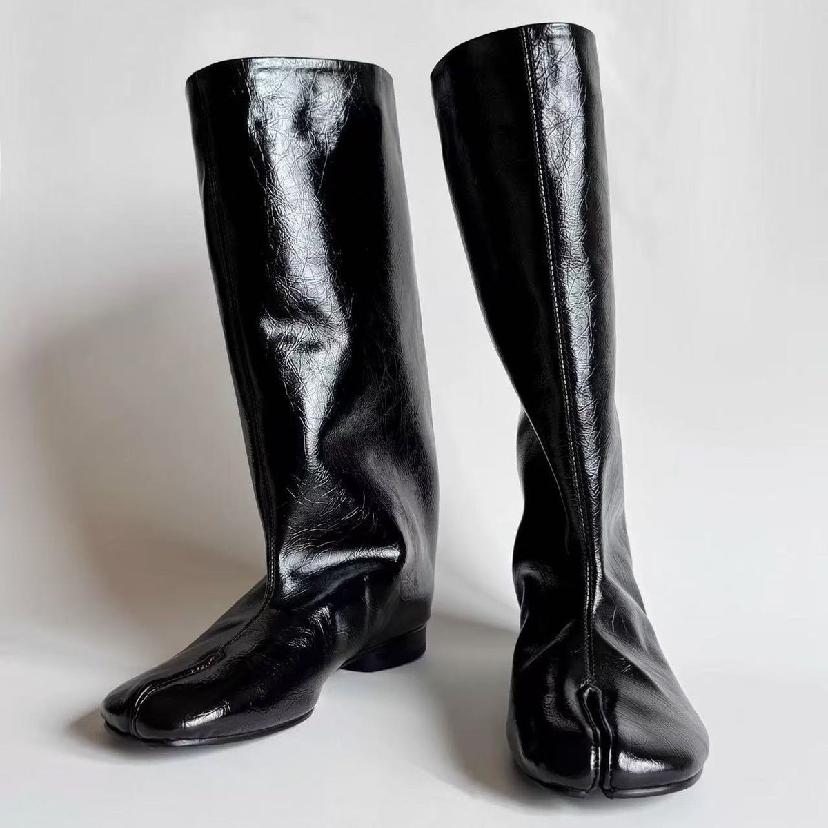 Women's Soft Handmade Split Toe Ninja Slack Middle Boots
