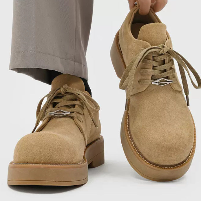 Men's Mickey Big Head Thick Bottom Low Top Men's Casual Shoes