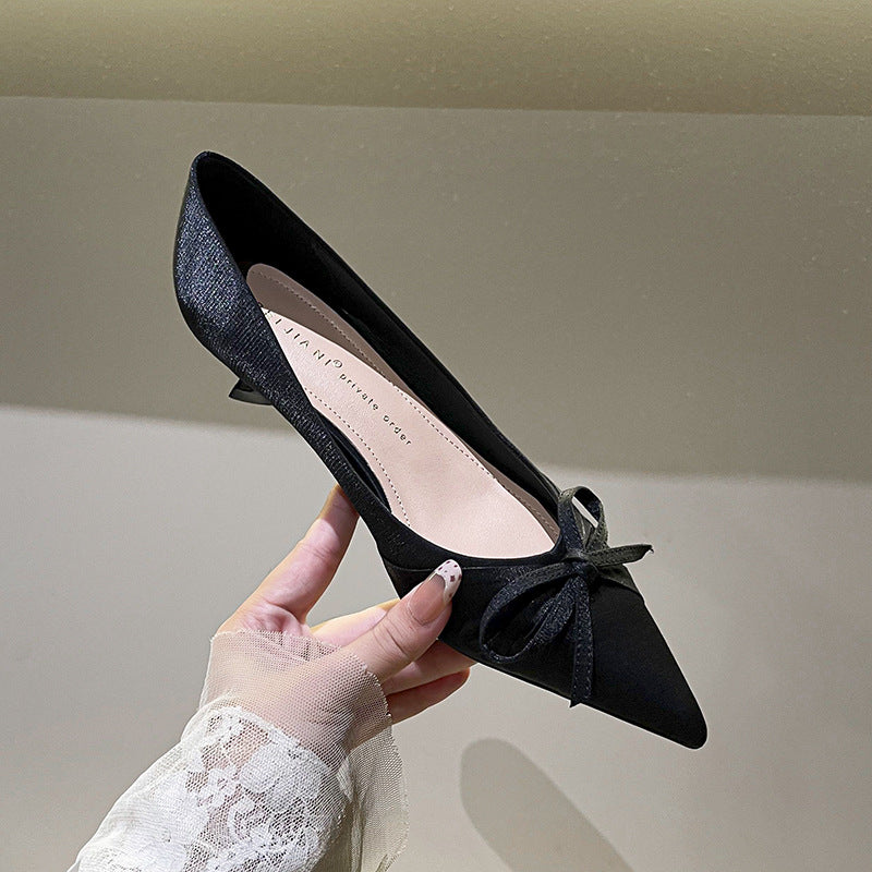 Women's Mid Pointed Bridesmaid Pumps High Sense Women's Fashion Shoes