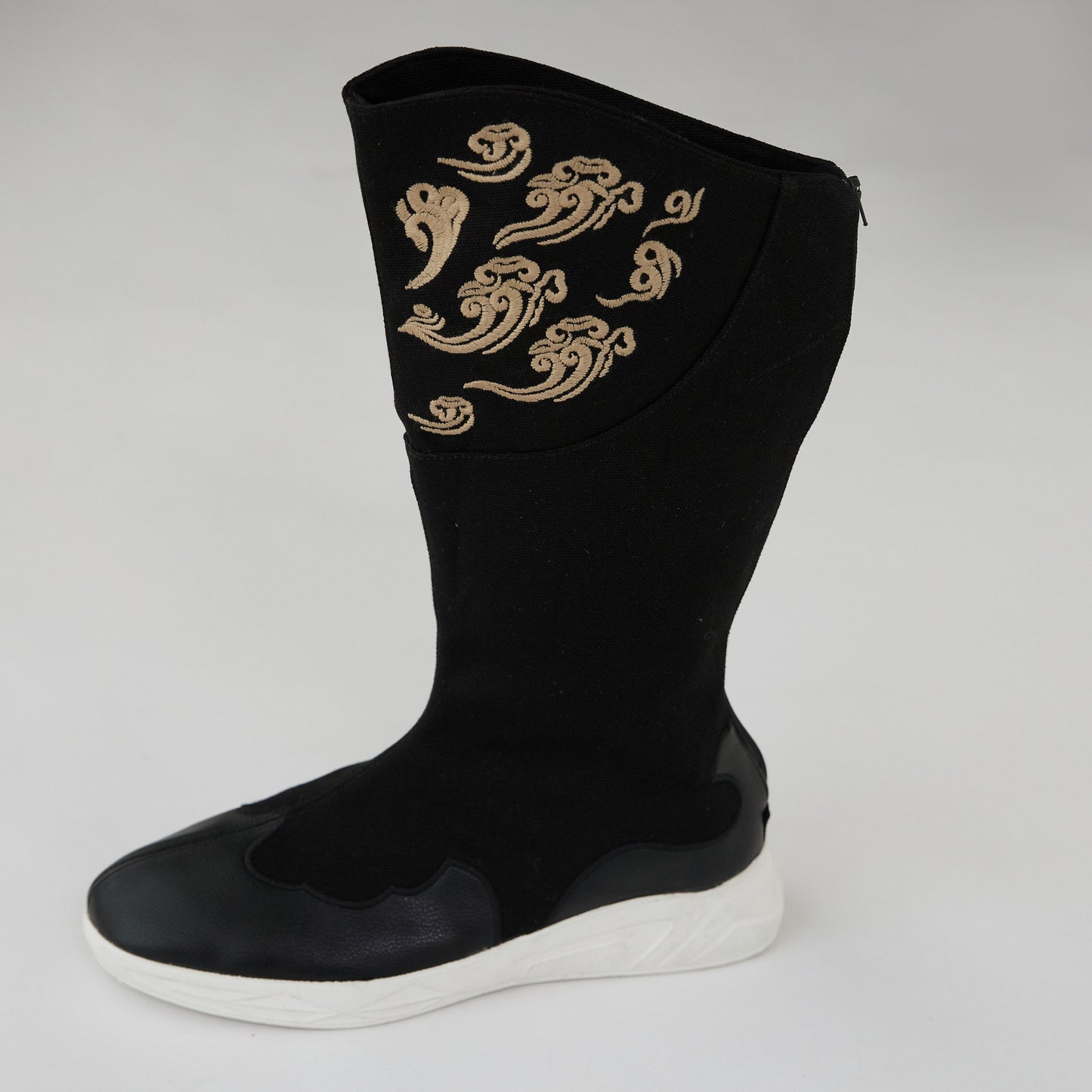 Men's Retro Ethnic Style Cotton Colorful Cloud Boots