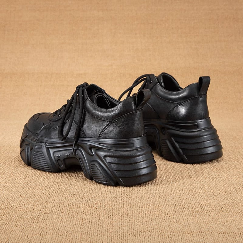 Women's Platform Spring Versatile Height Increasing High Women's Casual Shoes