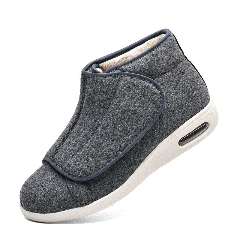 Men's For The Old Fleece-lined Walking Square Men's Sports Shoes