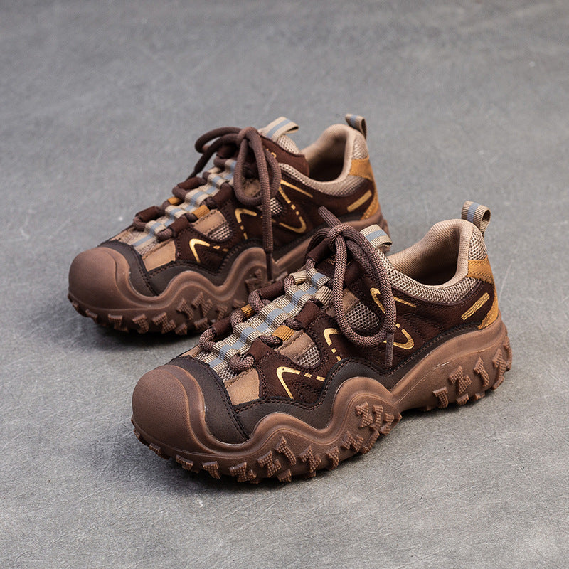 Women's Shu Autumn Sports Style Low Top Lace Up Casual Shoes