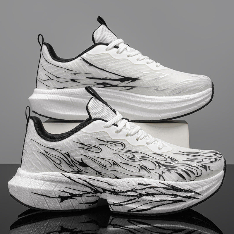 Men's Cushioning Rebound Professional Running Spring Breathable Mesh Lightweight Men's Sports Shoes