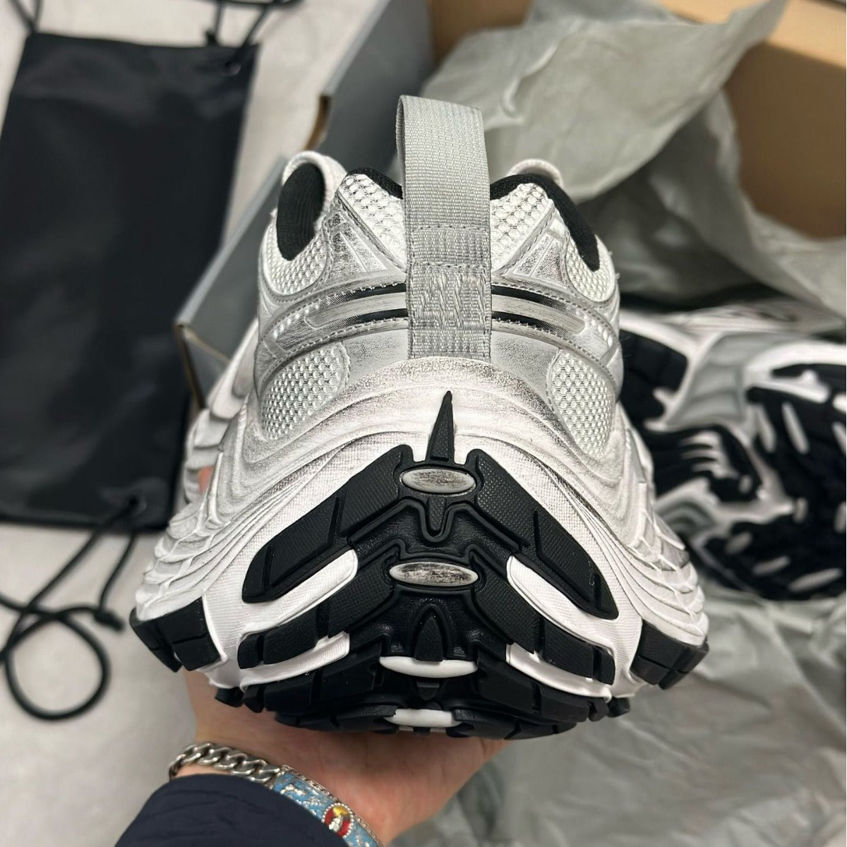 Women's & Men's Paris Dad Distressed Dirty Thick Bottom Increased Catwalk Retro Lovers Men's Sports Shoes
