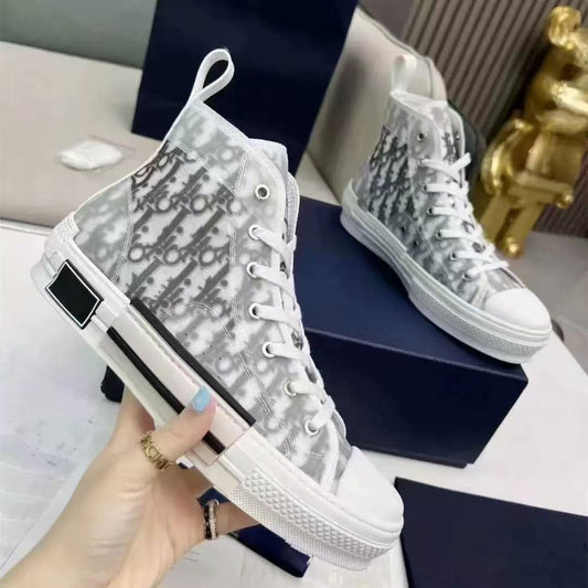 Men's Versatile Board Presbyopic Letters Breathable Sports Casual Shoes