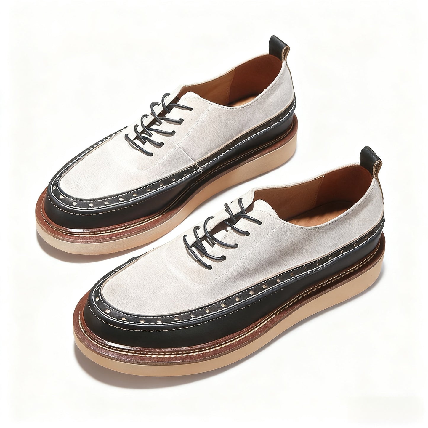 Men's Spring Genuine British Soft Bottom Retro Men's Shoes