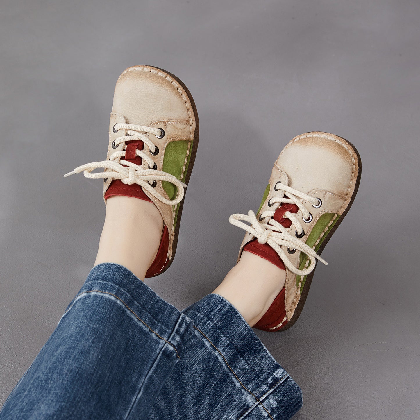 Women's Genuine Big Toe Ugly Cute Soft Women's Casual Shoes