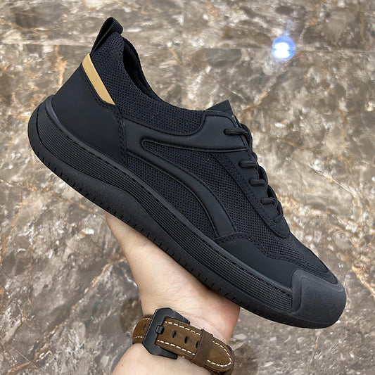 Men's Summer Breathable Woven Surface Soft Bottom Portable Sneakers