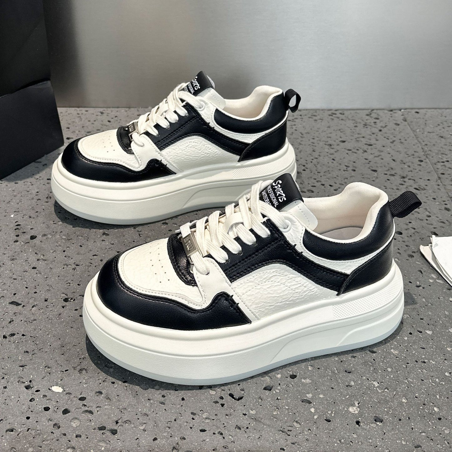 Women's Platform White Autumn Lightweight Soft Sole Women's Sports Shoes