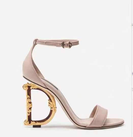 Women's One Strap Fairy Summer Wind Chunky Fashion Profiled Open Toe Sandals