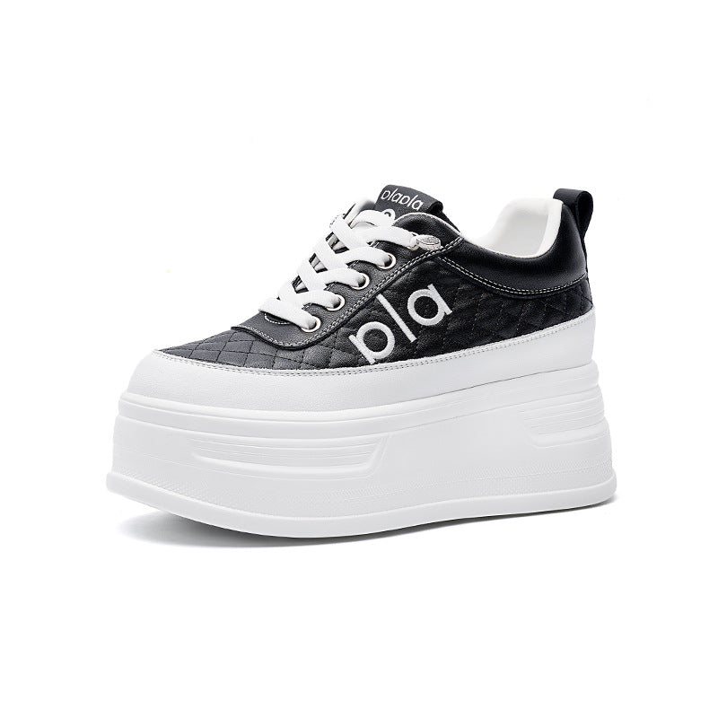 Women's Spring Thick Bottom White Comfortable Sports Women's Shoes