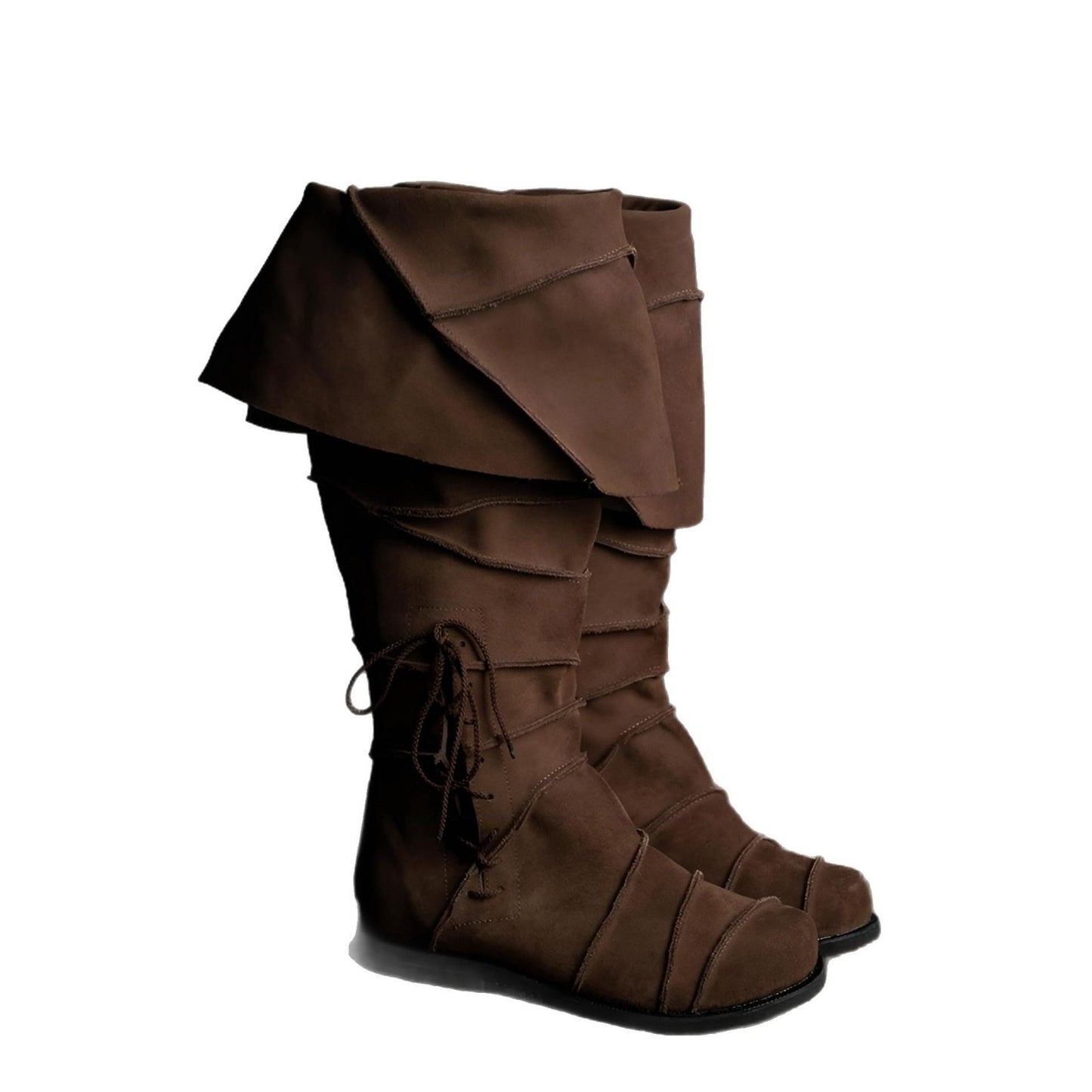 Men's Retro Medieval Renaissance Low Large Size Boots