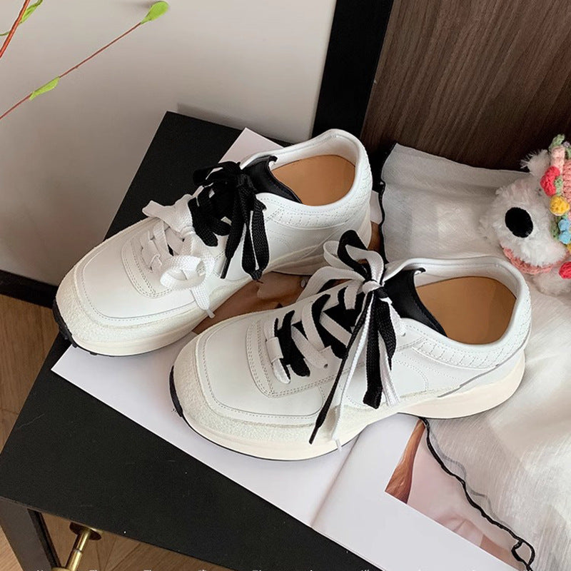 Women's Increasing Insole Diamond Thick Bottom Small Sports Casual Shoes