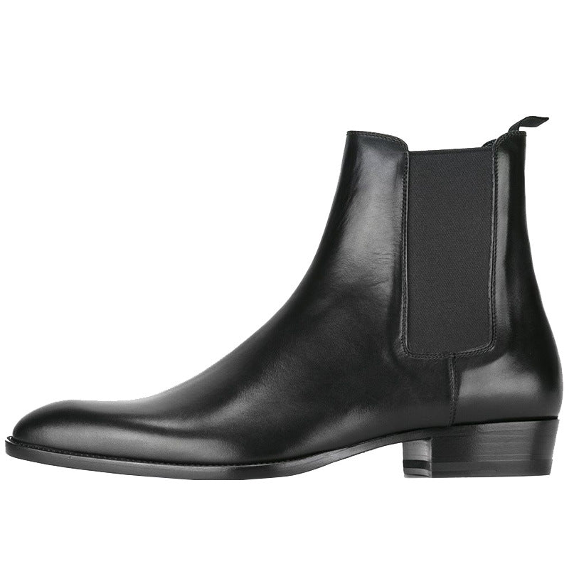 Men's Chelsea Pointed Toe Business Fashion British Men's Shoes