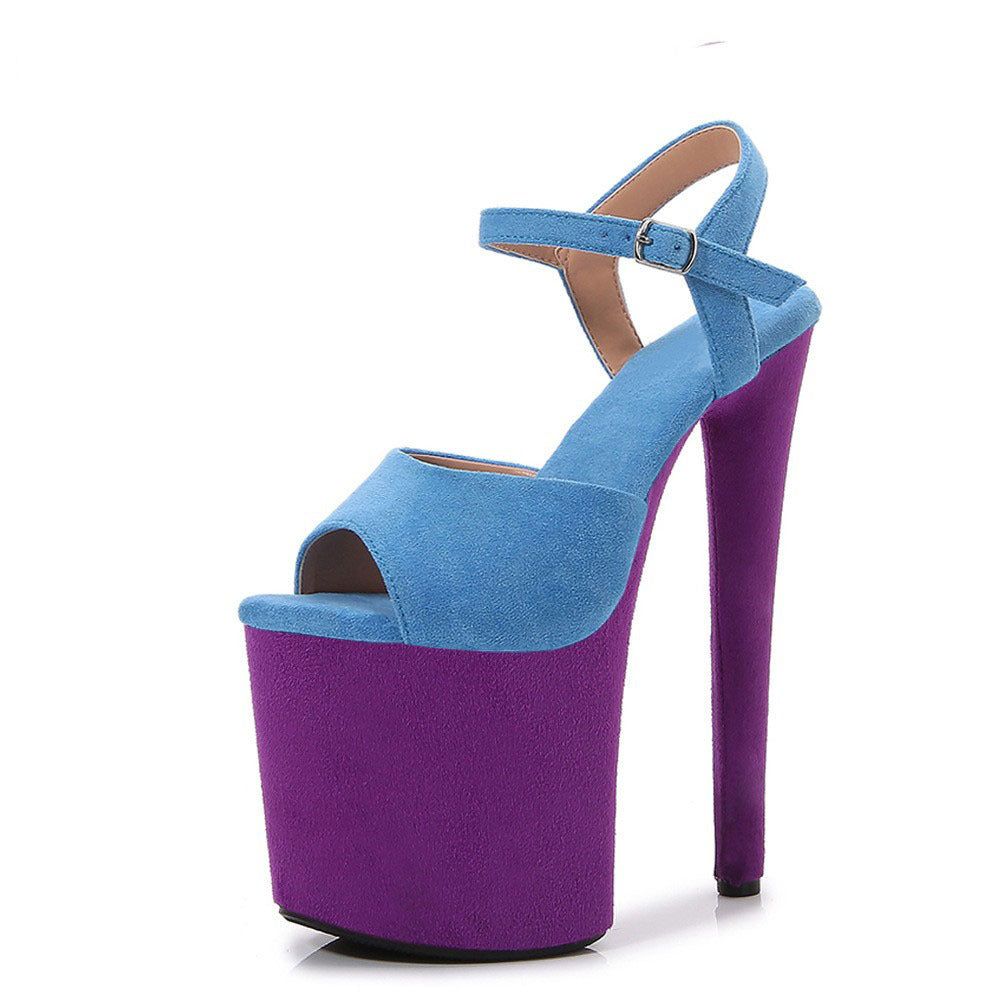 Country Comfortable Fashion Model Catwalk Show Banquet High Heeled Sandals