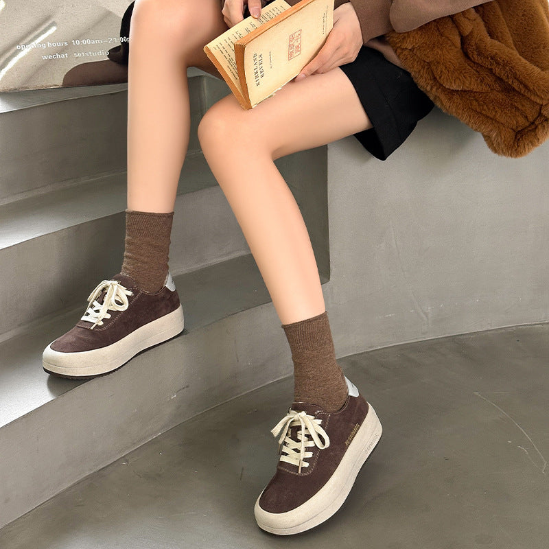 Fashion Glamorous Women's Platform Height Increasing Women's Sports Shoes