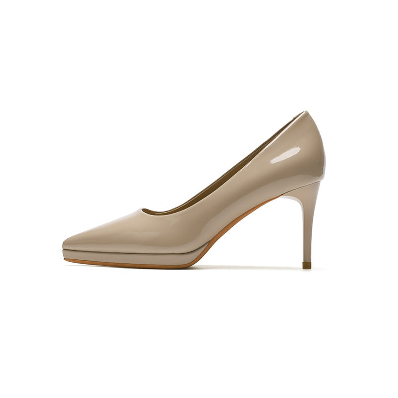 Women's Waterproof Platform High Autumn Pointed Stiletto Heels