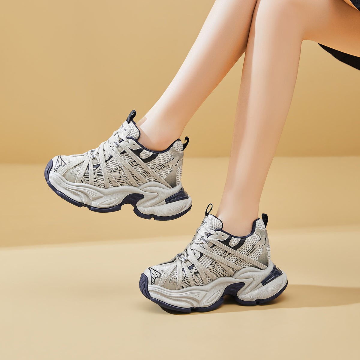 Women's Height Increasing Insole Dad Fashion Summer Women's Sports Shoes