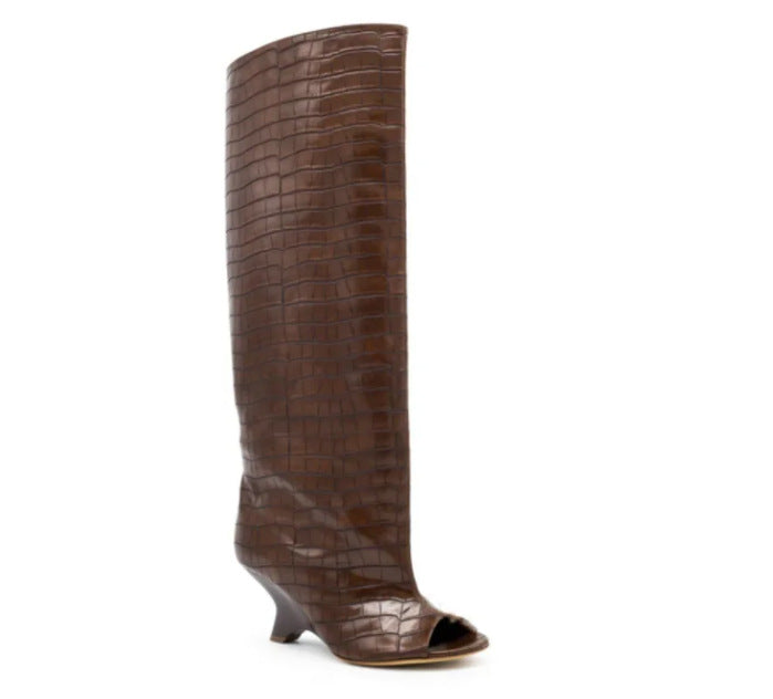 Women's Design Peep Toe Shaped Wedge Fashion Sandals