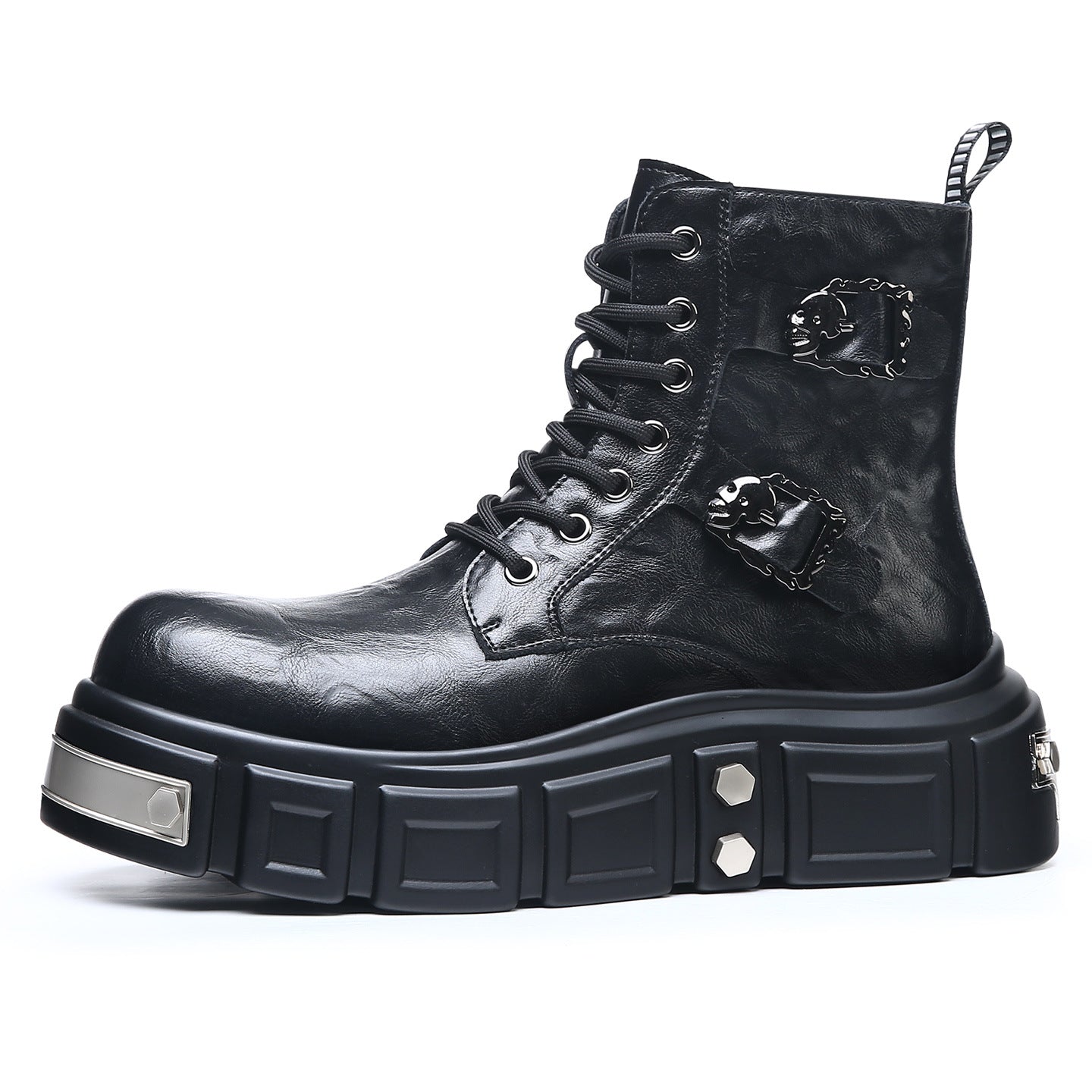 Men's Large Size Winter Small Design Trendy Thick Men's Martin Boots