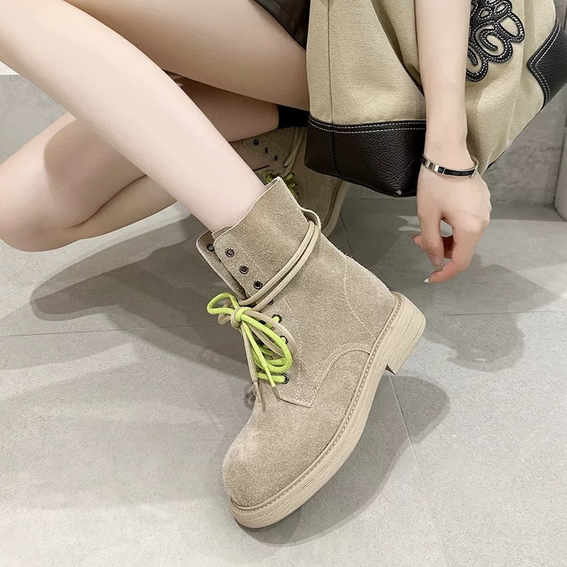 Women's First Layer Martin Summer Breathable Versatile Motorcycle Boots